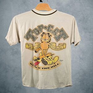 Vintage 1994 Garfield Top Cat King Of‎ The Hill Baseball Shirt Jersey Size Large